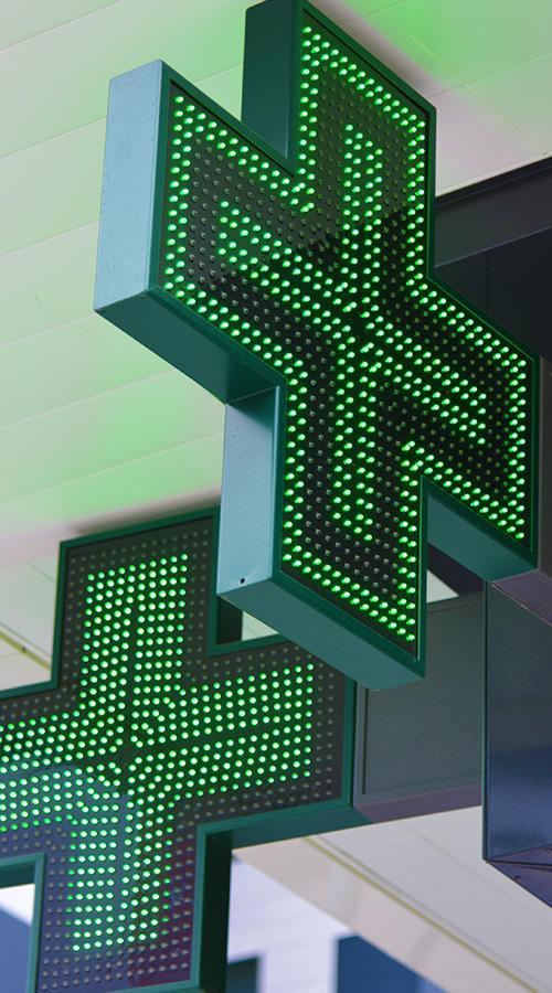 Croix pharmacien
